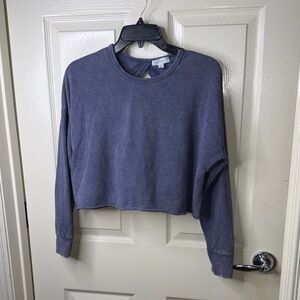 Colsie Women's Charcoal Crop Top